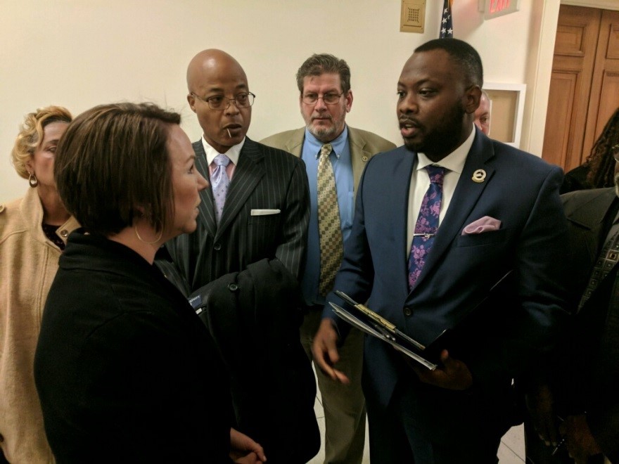 Letter carriers with Rep. Martha Roby (R-AL)
