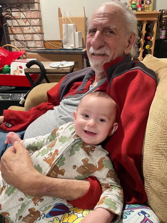 Al Apfelbaum and his grandson Joseph.
